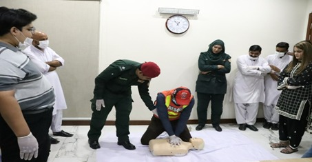 TWO-DAY TRAINING SESSION ON LIFE SUPPORT AND FIRE SAFETY CONCLUDED AT CBD HOUSE