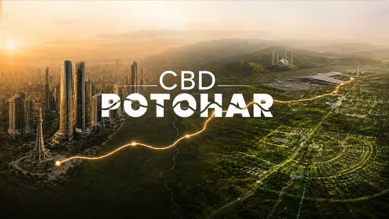 Site view of the CBD Potohar development.
