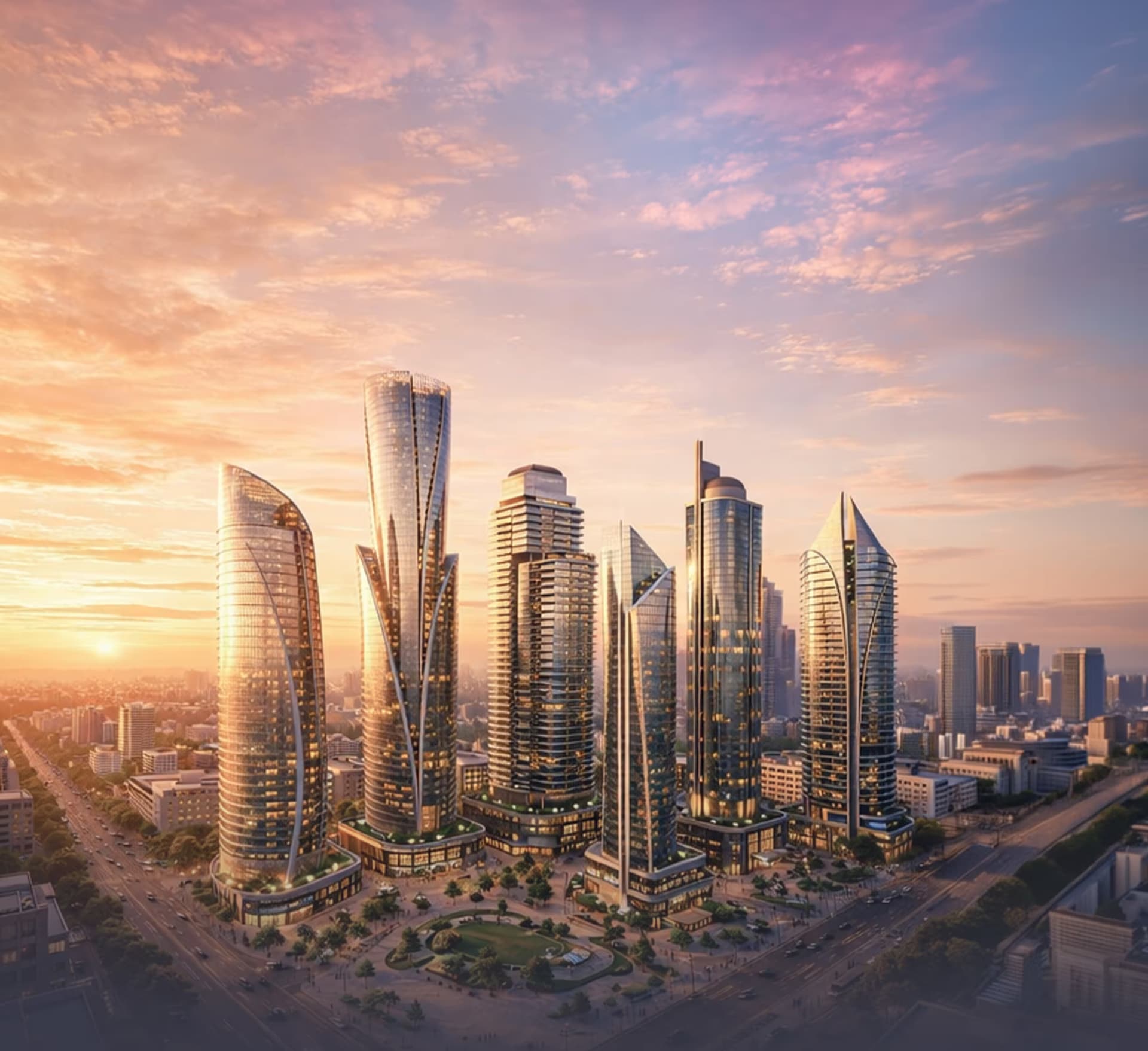 Rendering of the CBD Corporate Bay commercial development.