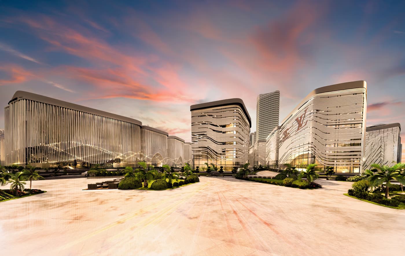 Rendering of the Axis premium retail units.