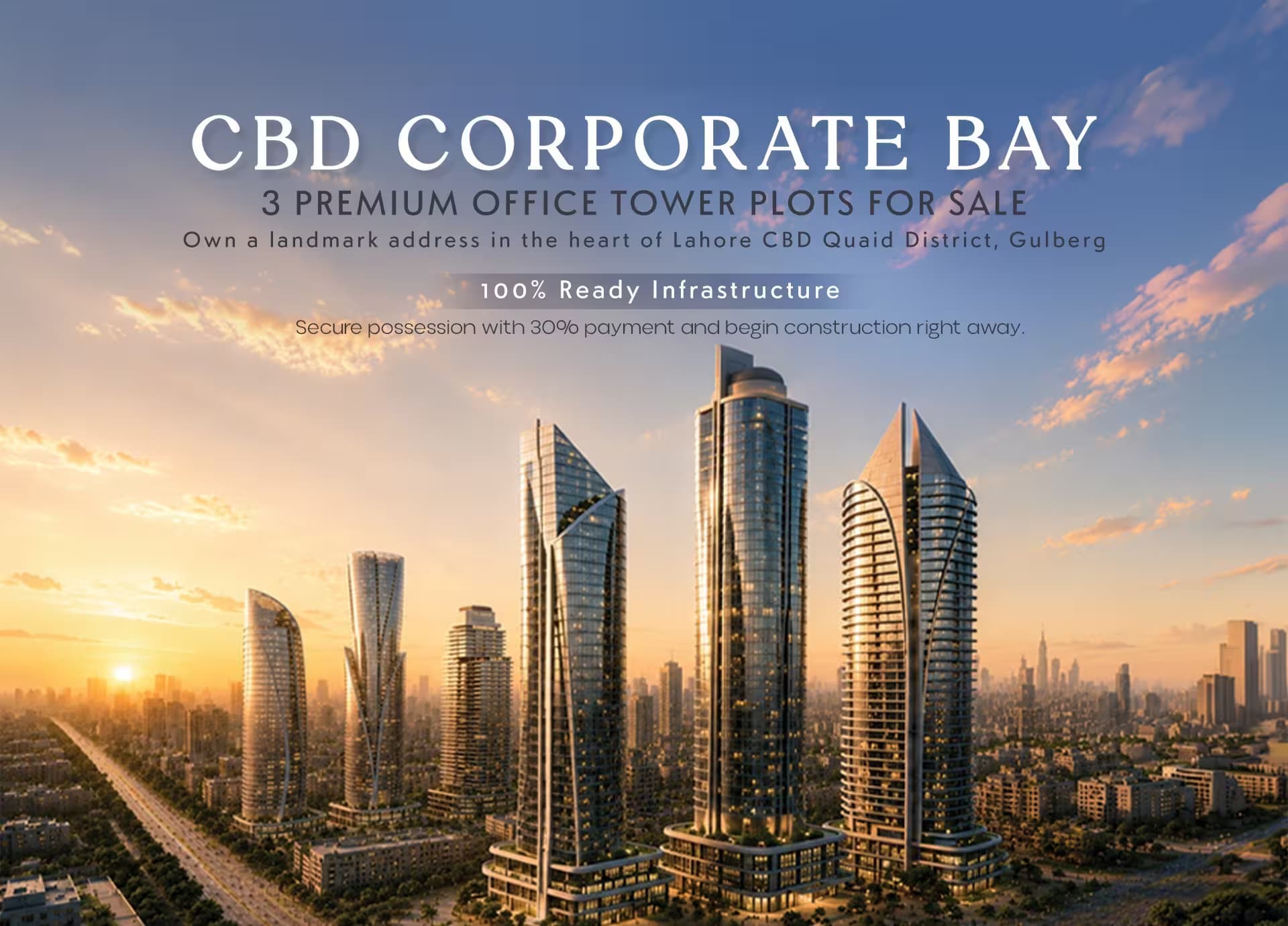 CBD Corporate Bay, a premium office tower development in CBD Quaid District.